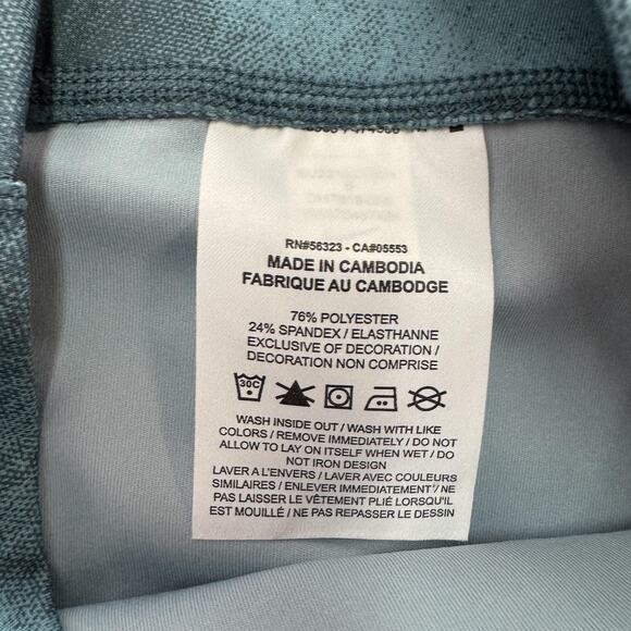 Nike Dri-FIT Leggings Womens Small Blue Tie Dye One Luxe Mid Rise Athletic Pants - Picture 4 of 8